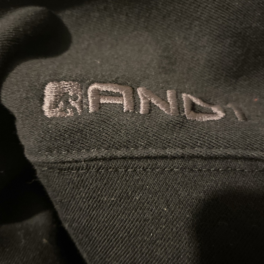 Vintage AND1 Hoodie Sweatshirt‎ Men's 2xl Black Basketball 90s Y2K Embroidered - Picture 3 of 5